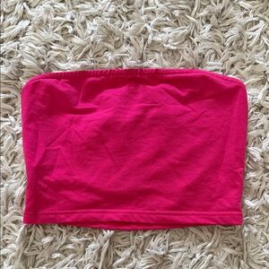 Shein Pink Tube Top